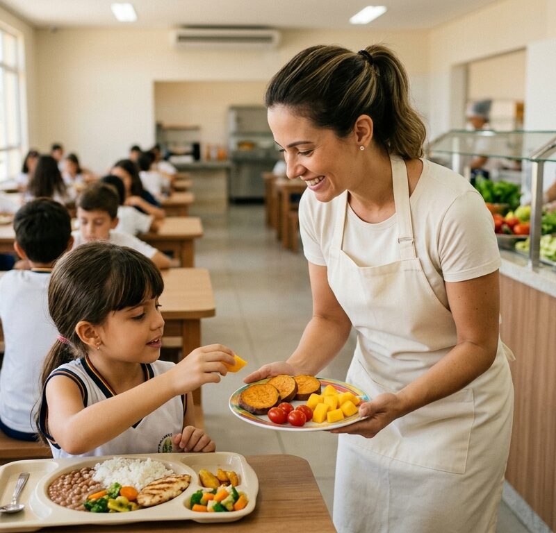 Como aumentar a aceitação de alimentos saudáveis na escola