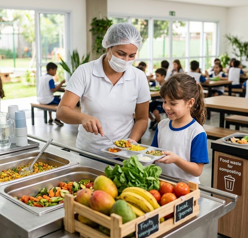 Alimentação escolar sustentável: 5 práticas para a escola