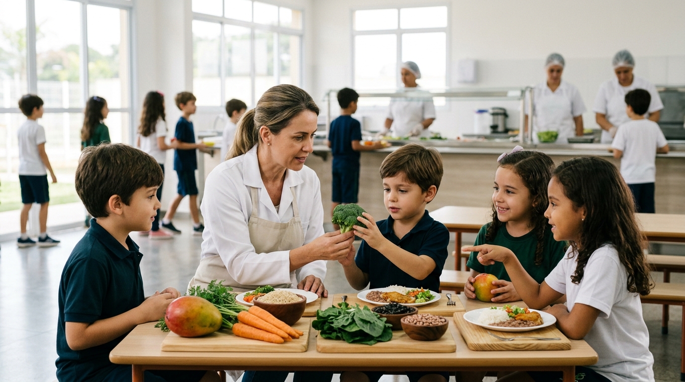 Educação alimentar na escola: como criar um programa Educação alimentar na escola: como criar um programa