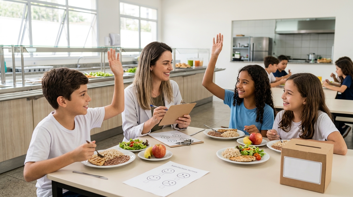 Como medir a satisfação na alimentação escolar Como medir a satisfação na alimentação escolar