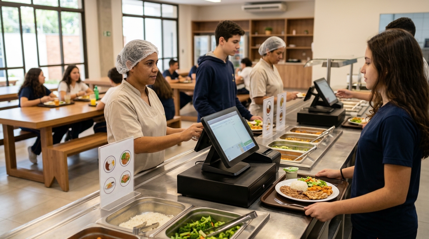 Como reduzir filas na cantina escolar Como reduzir filas na cantina escolar