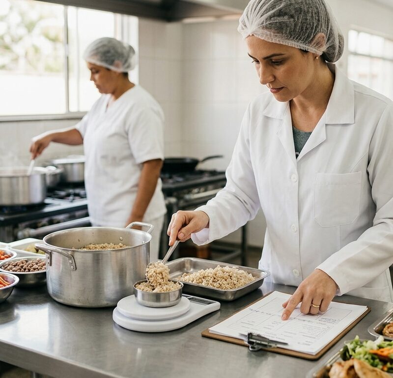 Ficha técnica na alimentação escolar: receitas e porções