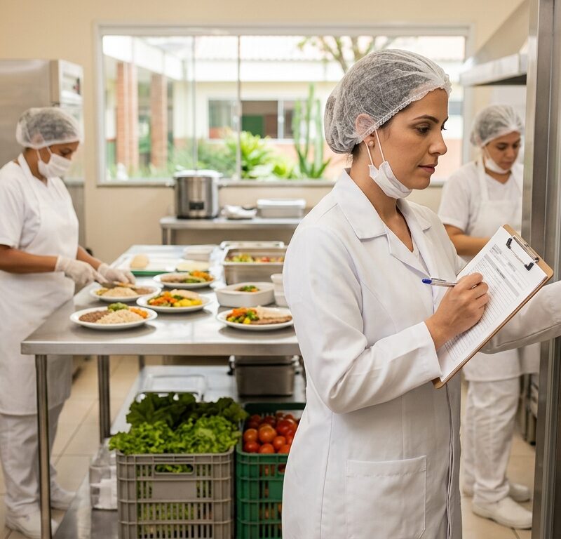 Checklist de segurança dos alimentos na cantina escolar