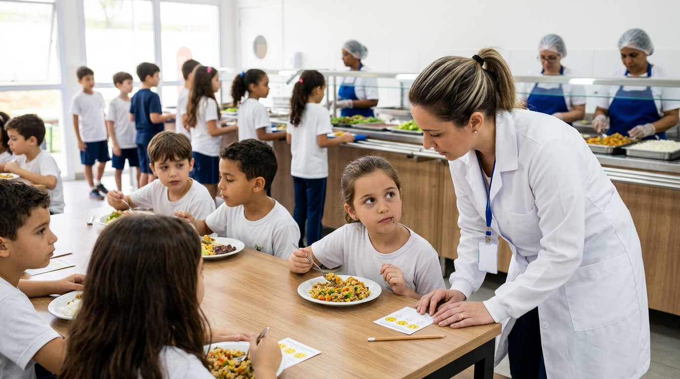Teste de aceitabilidade na alimentação escolar Teste de aceitabilidade na alimentação escolar